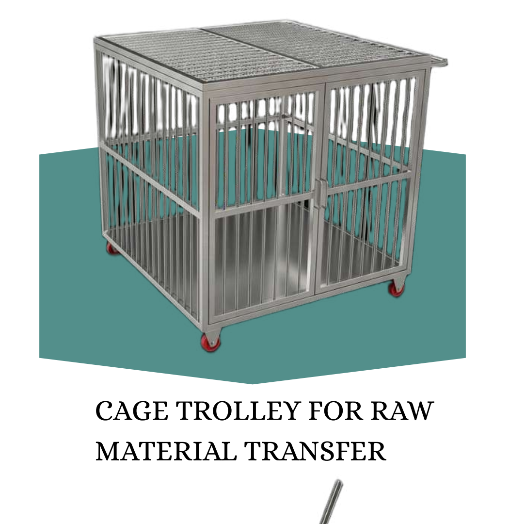 Cage Trolley For Raw Material Transfer